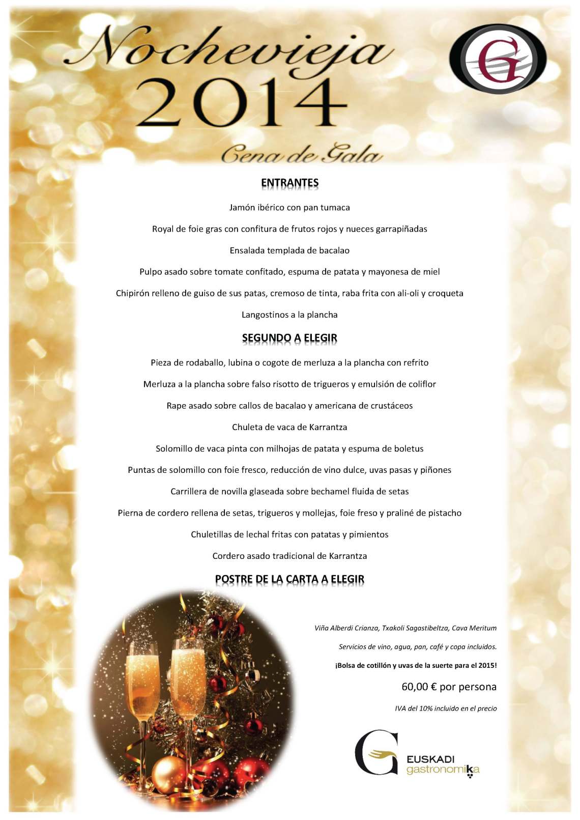 Nochevieja Casa Garras