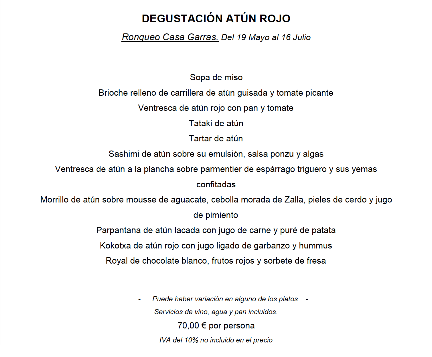 RONQUEO ATÚN ROJO CASA GARRAS